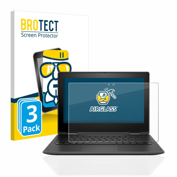 3X Nano Glass Screen Protectors for HP Pro X360 Fortis 11 G10