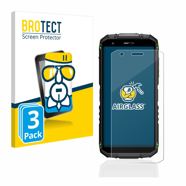 3X Nano Glass Screen Protectors for Doogee S41 Pro