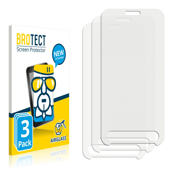 3x BROTECT AirGlass Glass Screen Protector for Samsung Galaxy Xcover FieldPro AT&T