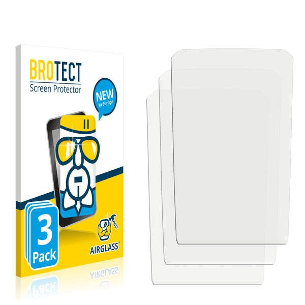 3x BROTECT AirGlass Glass Screen Protector for Datalogic Skorpio X5