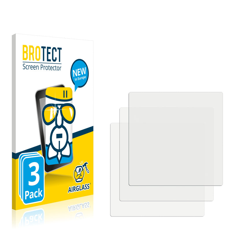 3x BROTECT AirGlass Glass Screen Protector for Alphacheck Professional