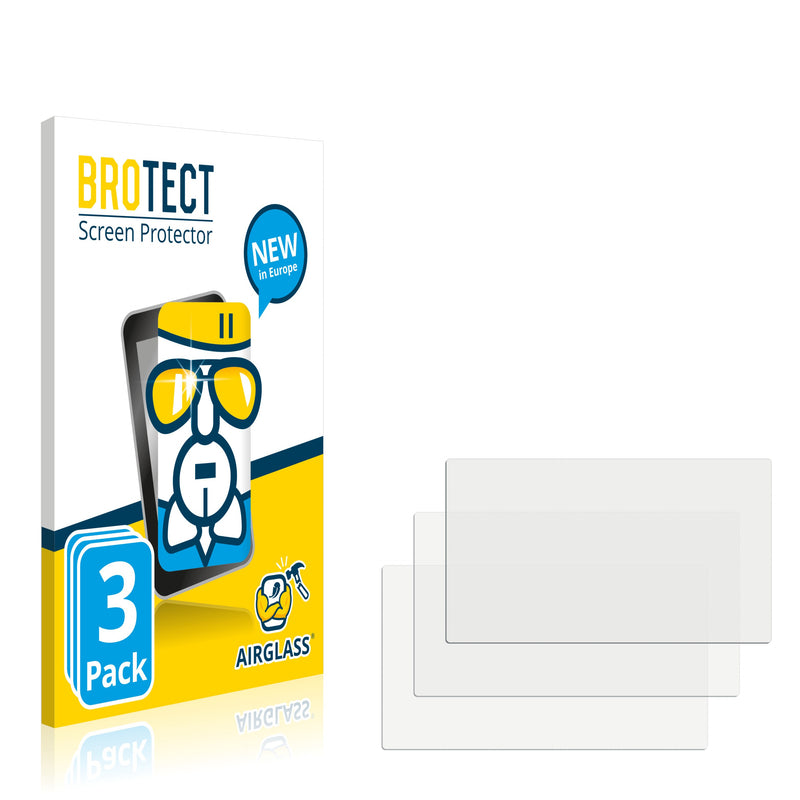 3x BROTECT AirGlass Glass Screen Protector for Maginon Solar RC-300WS
