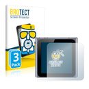 3x BROTECT AirGlass Matte Glass Screen Protector for Apple iPod nano 2011 (6th. generation)