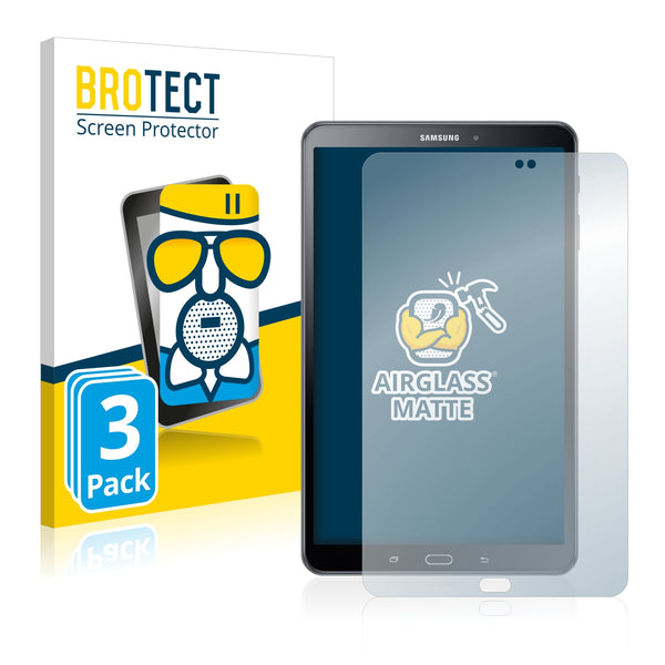 3x BROTECT AirGlass Matte Glass Screen Protector for Samsung Galaxy Tab A 10.1 2016 SM-T585