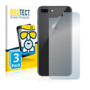 3x BROTECT AirGlass Matte Glass Screen Protector for Apple iPhone 8 Plus (Back)