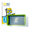 3x BROTECT AirGlass Matte Glass Screen Protector for Tablette Gulli V3