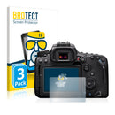 3x BROTECT AirGlass Matte Glass Screen Protector for Canon EOS 90D