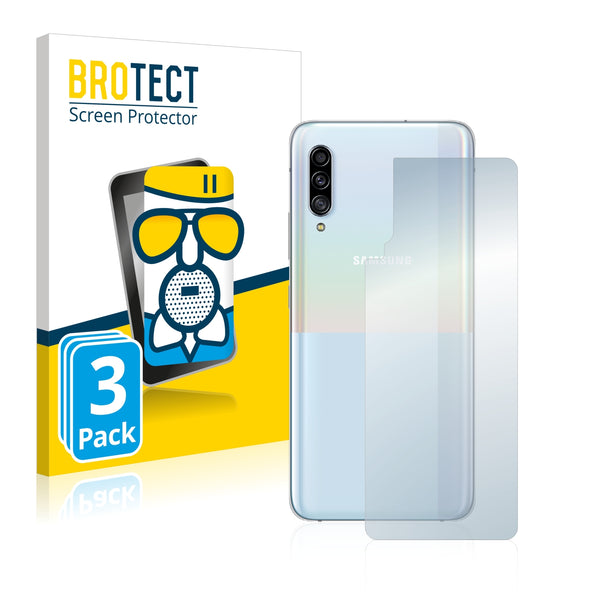 3x BROTECT AirGlass Matte Glass Screen Protector for Samsung Galaxy A90 5G (Back)