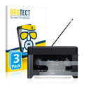3x BROTECT AirGlass Matte Glass Screen Protector for Teufel Radio 3sixty