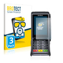 3x BROTECT AirGlass Matte Glass Screen Protector for Verifone V400c