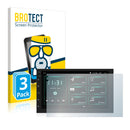3x BROTECT AirGlass Matte Glass Screen Protector for Phonocar MediaStation 2Din