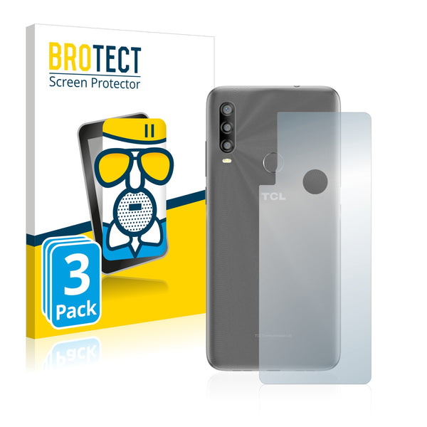 3x BROTECT Matte Screen Protector for TCL L10 Pro (Back)