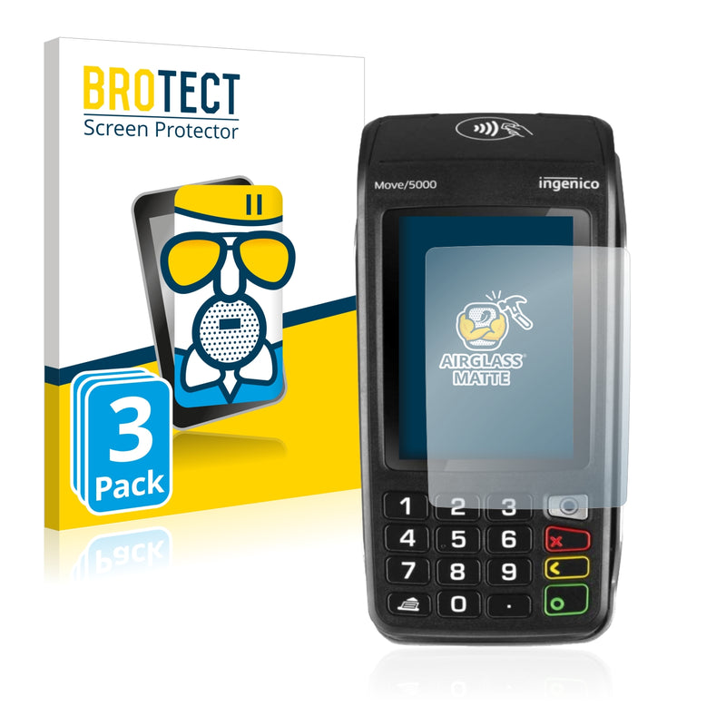 3x BROTECT Matte Screen Protector for Concardis Move 5000