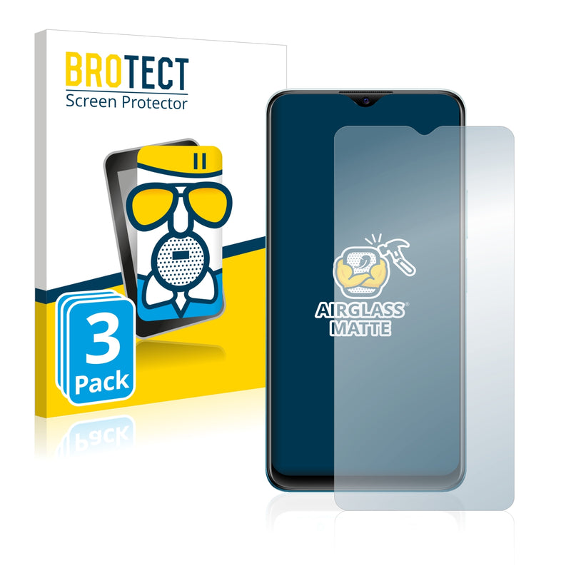 3x BROTECT Matte Screen Protector for Vivo Y15A