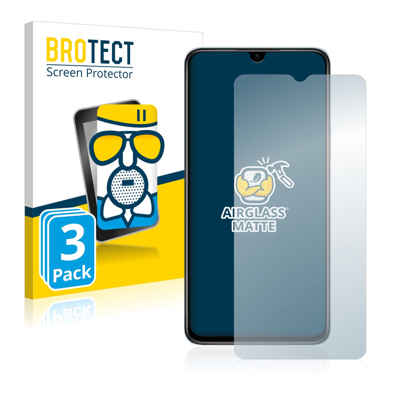 3x BROTECT Matte Screen Protector for Vivo Y55s 5G