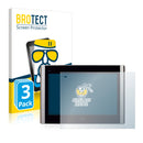 3x BROTECT AirGlass Matte Glass Screen Protector for Novakon Panelmaster 791 HMI 7