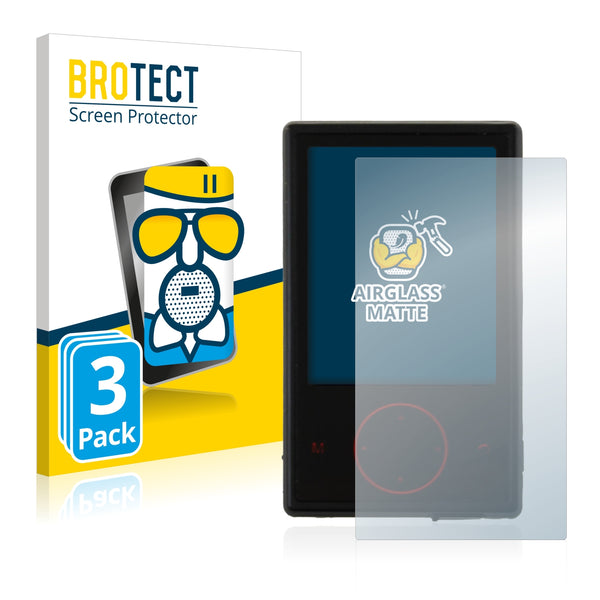 3x BROTECT AirGlass Matte Glass Screen Protector for Pulox PO-600