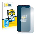 3x BROTECT AirGlass Matte Glass Screen Protector for Gionee G13 Pro