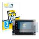 3x BROTECT AirGlass Matte Glass Screen Protector for Renault Trafic 2021 Easy Link 8