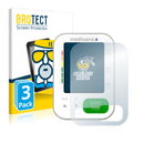 3x BROTECT AirGlass Matte Glass Screen Protector for Medisana BU 570 Connect