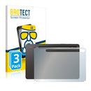 3x BROTECT AirGlass Matte Glass Screen Protector for Samsung Galaxy Tab S8 WiFi (Back)