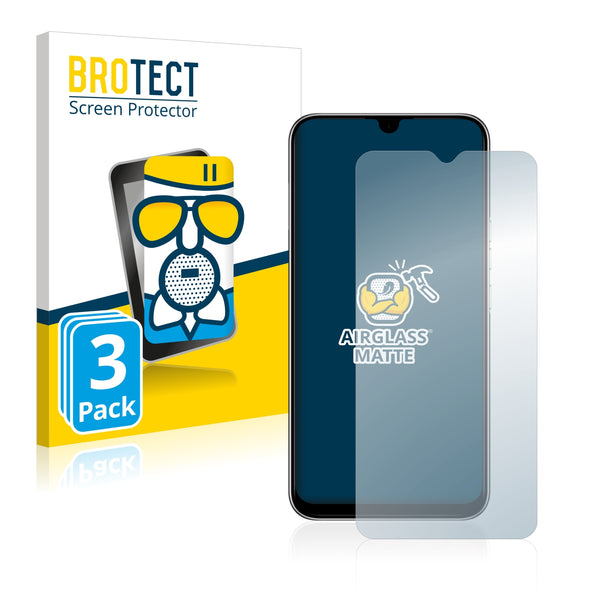 3x BROTECT AirGlass Matte Glass Screen Protector for Mara Z1