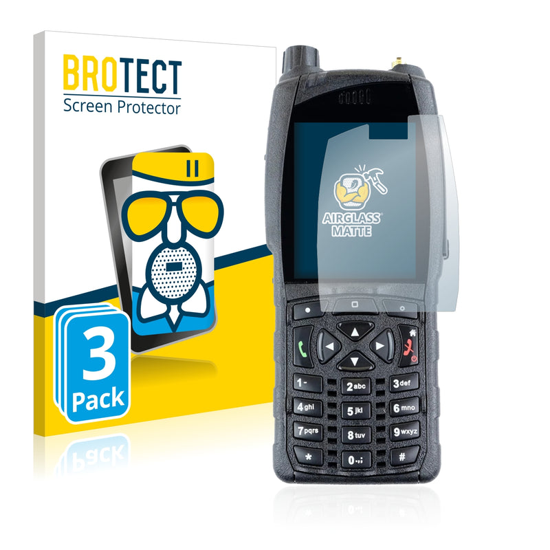 3x BROTECT AirGlass Matte Glass Screen Protector for Sepura SC20
