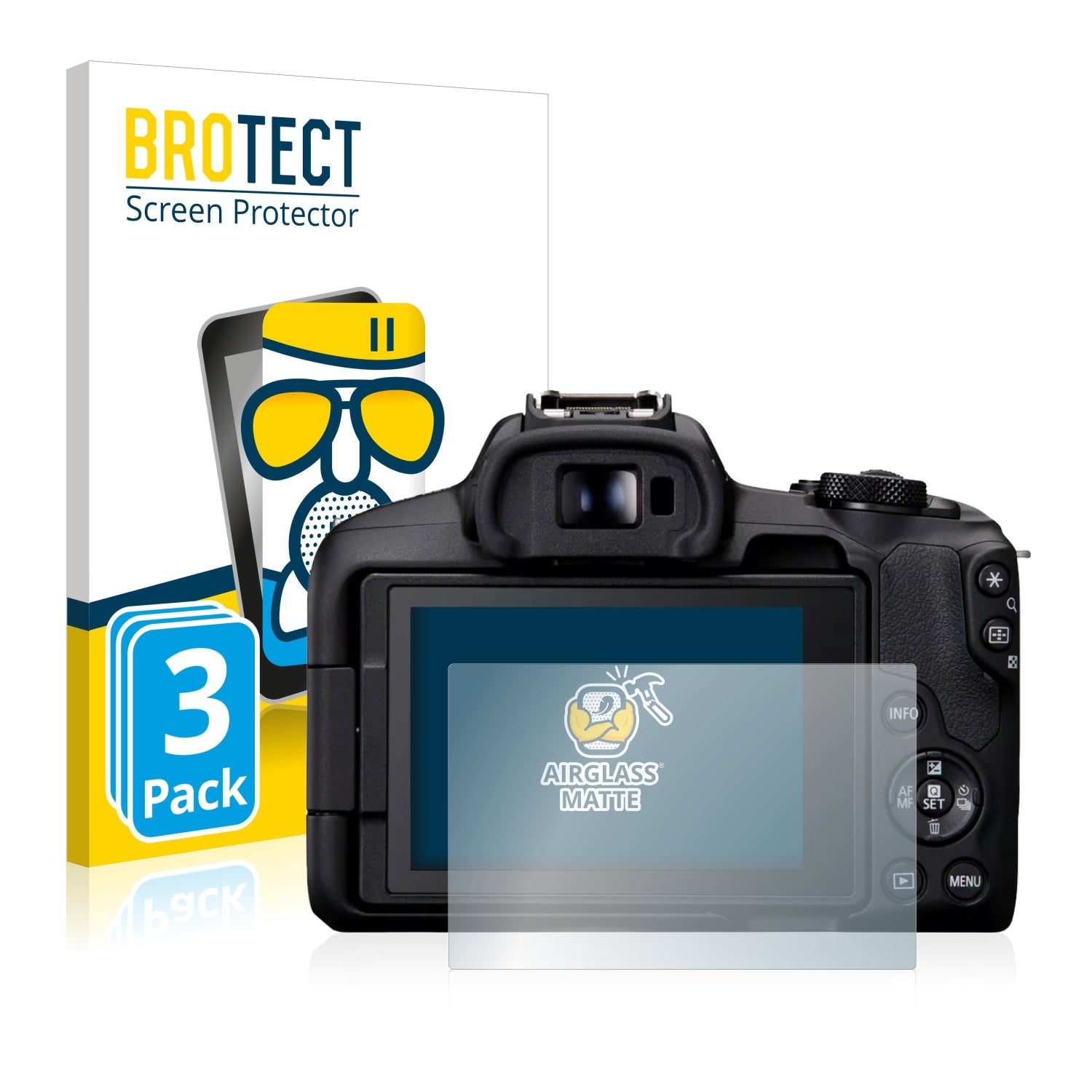 3x Anti-Glare Screen Protector for Canon EOS R50 - ScreenShield - The ...