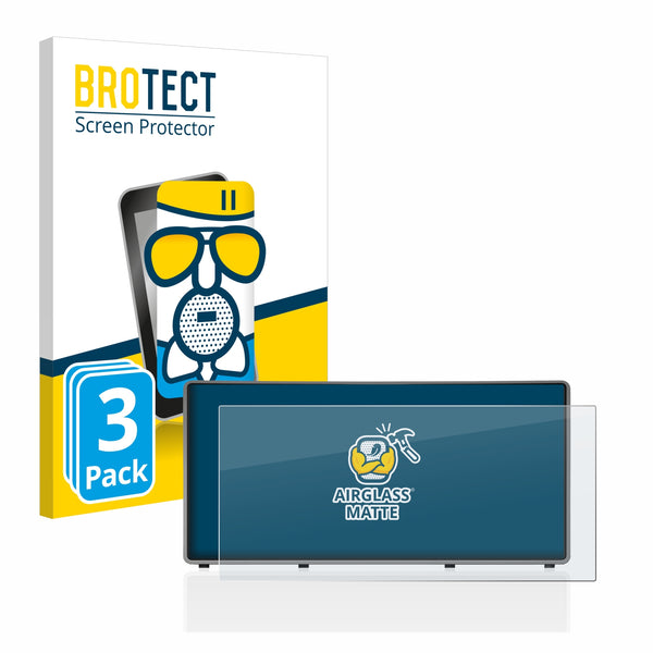 3x Anti-Glare Screen Protector for Auriol Radiowecker XXL