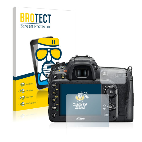 BROTECT AirGlass Matte Glass Screen Protector for Nikon D7200