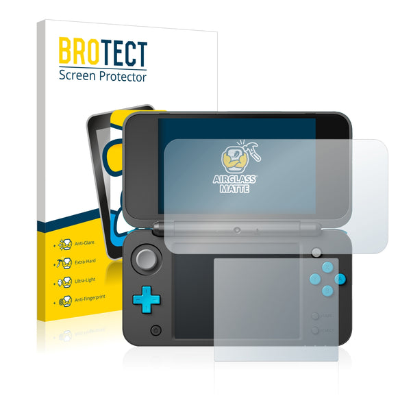 BROTECT AirGlass Matte Glass Screen Protector for New Nintendo 2DS XL
