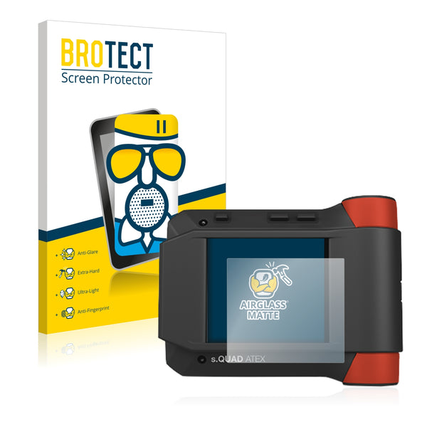 BROTECT AirGlass Matte Glass Screen Protector for Swissphone s.Quad Atex