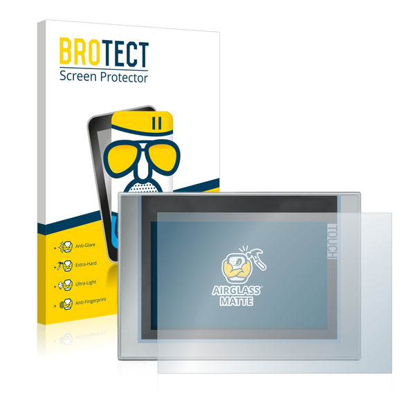 BROTECT AirGlass Matte Glass Screen Protector for Siemens Simatic TP1200 Comfort