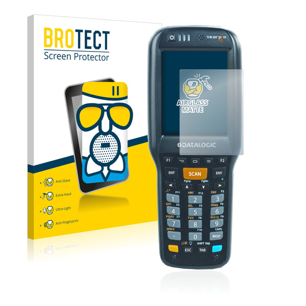 BROTECT AirGlass Matte Glass Screen Protector for Datalogic Falcon X4