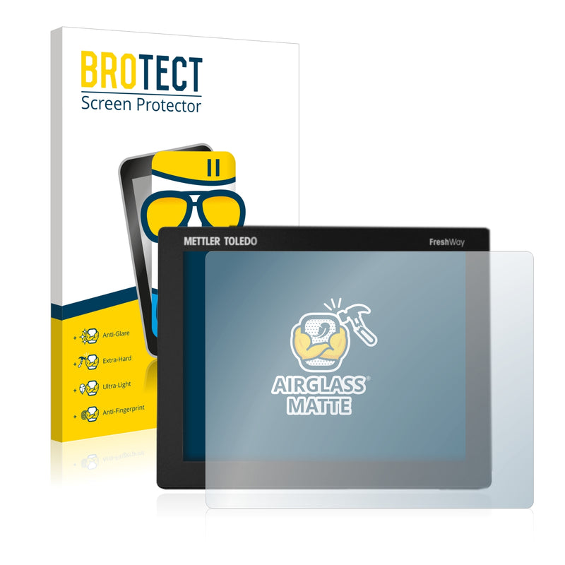 BROTECT AirGlass Matte Glass Screen Protector for Mettler Toledo Fresh Base T