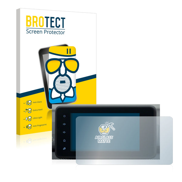 BROTECT AirGlass Matte Glass Screen Protector for Dacia Sandero 2021 Media Display 3.5