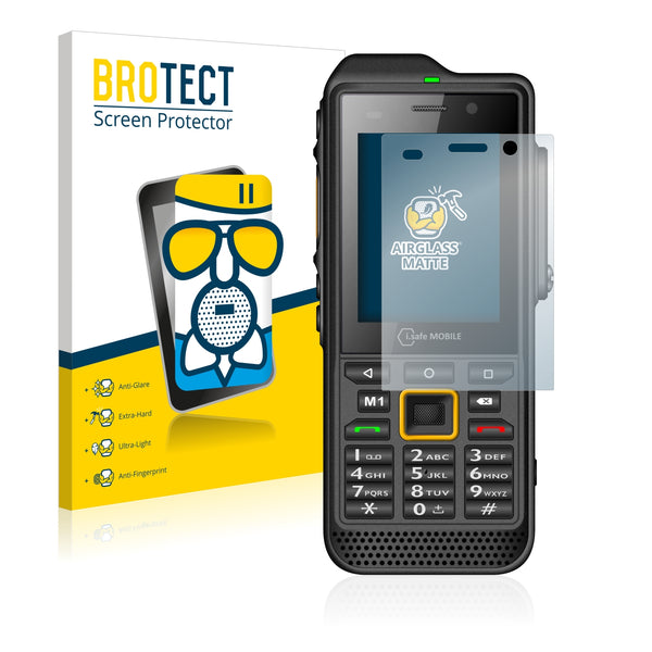BROTECT AirGlass Matte Glass Screen Protector for i.safe IS330.RG