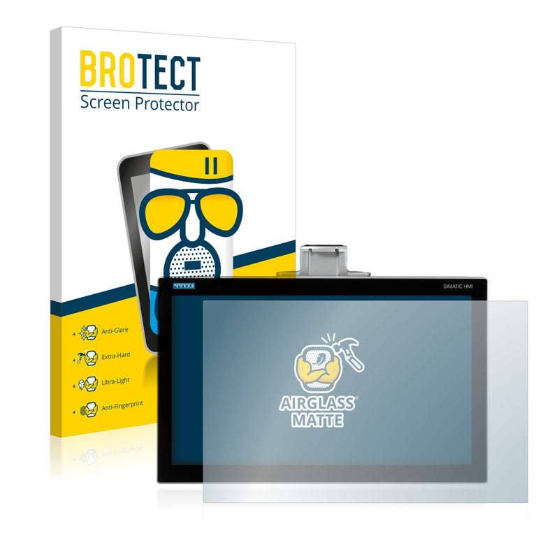 BROTECT AirGlass Matte Glass Screen Protector for Siemens Simatic HMI TP1200 Comfort Pro