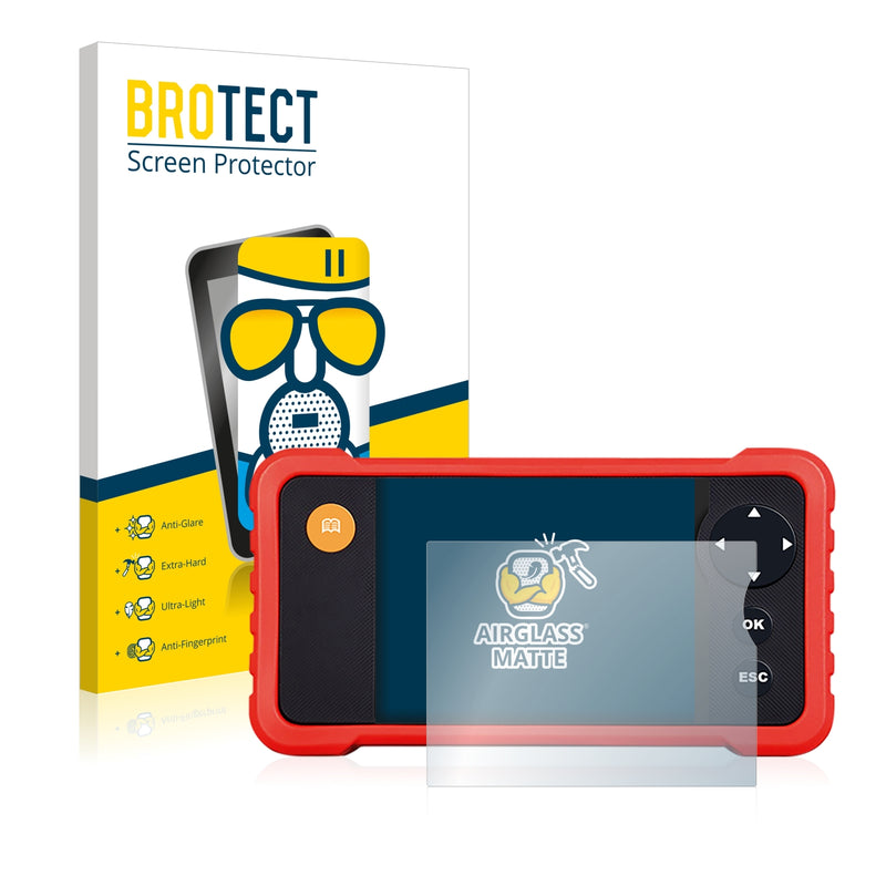 BROTECT AirGlass Matte Glass Screen Protector for Launch Creader Professional 123 / 129 Premium