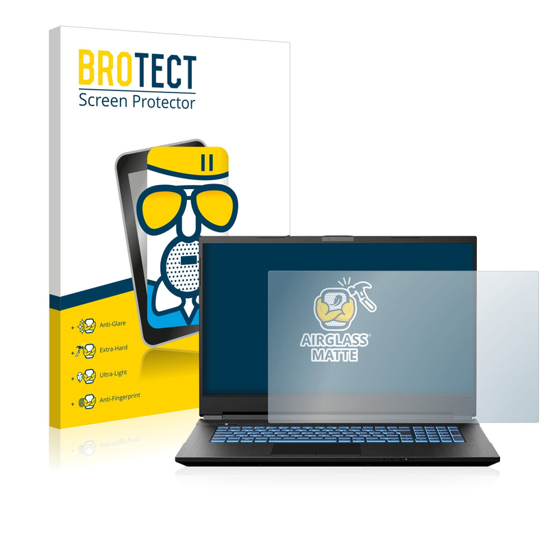 BROTECT AirGlass Matte Glass Screen Protector for Medion Erazer Defender E15