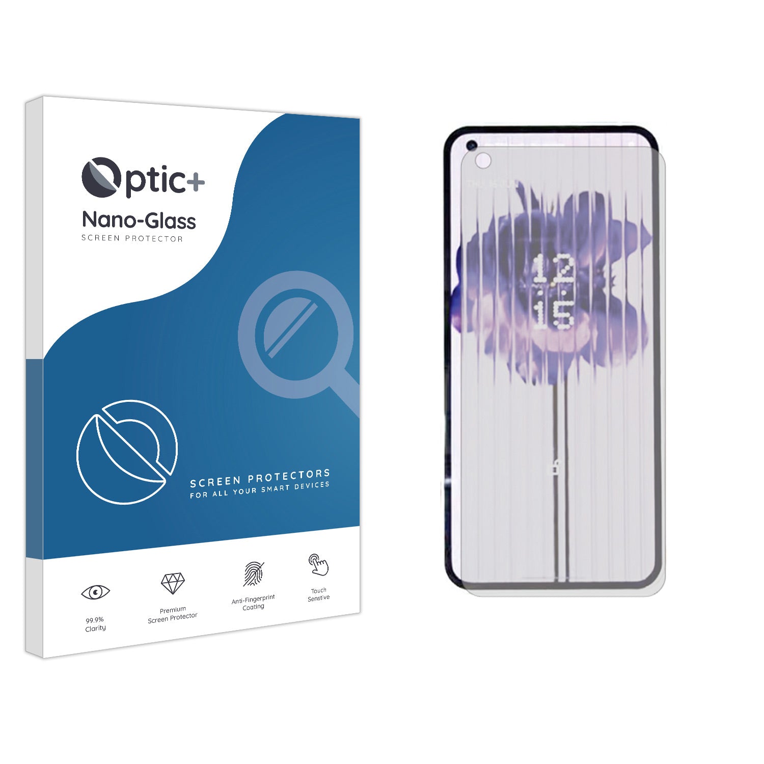 Optic+ Nano Glass Screen Protector for Nothing Phone (1) - ScreenShield